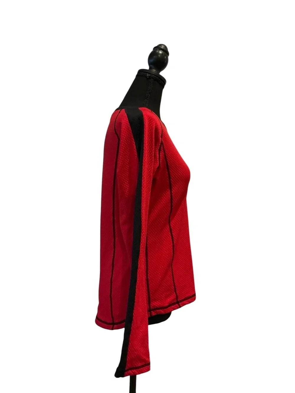 Nike Sphere Red Long Sleeve Athletic Shirt Medium